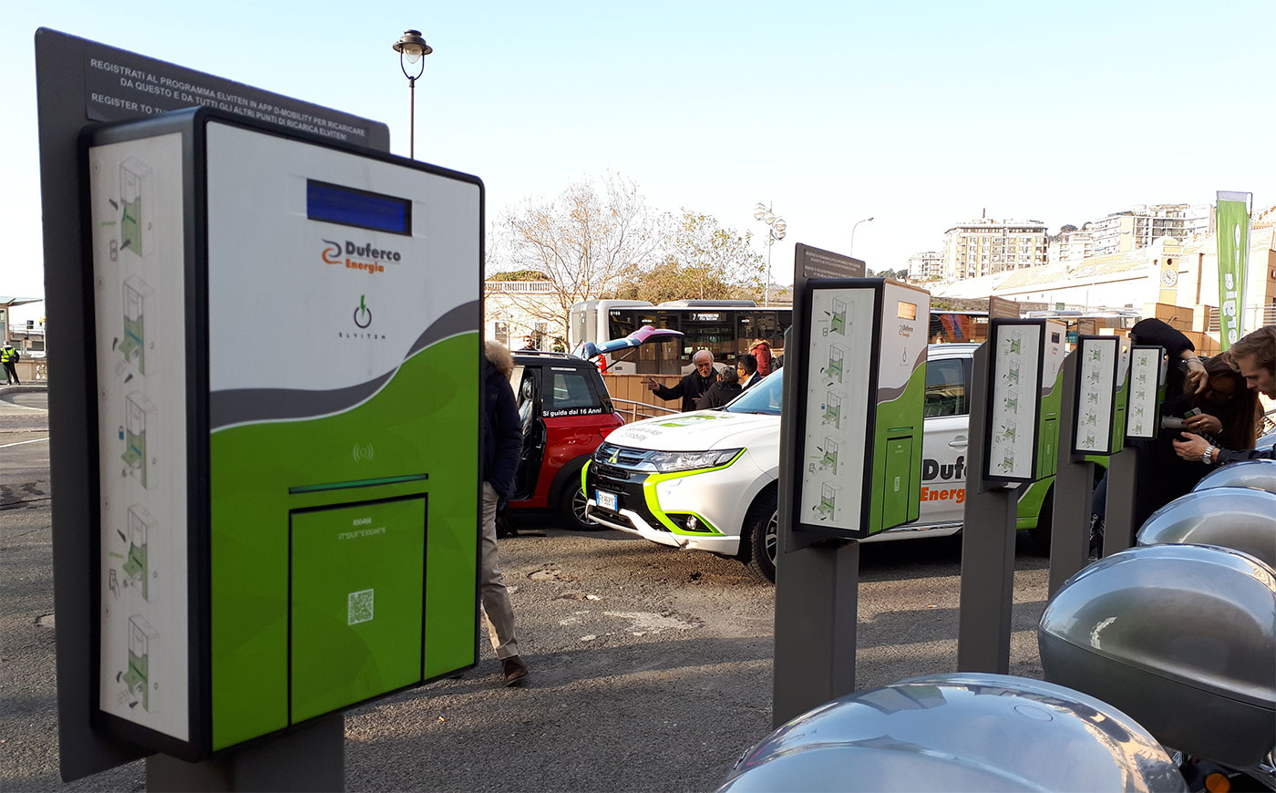 Inaugurate a Genova le infrastrutture di ricarica del Progetto ELVITEN